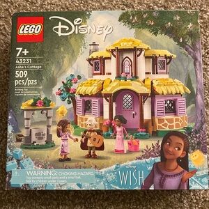 Brand new never open LEGO Disney wish Asha’s cottage.